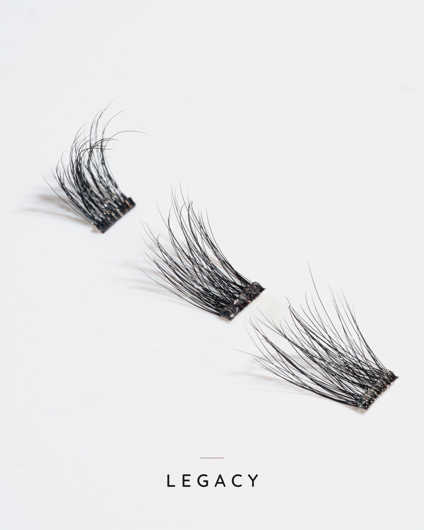 Legacy lash clusters, labelled