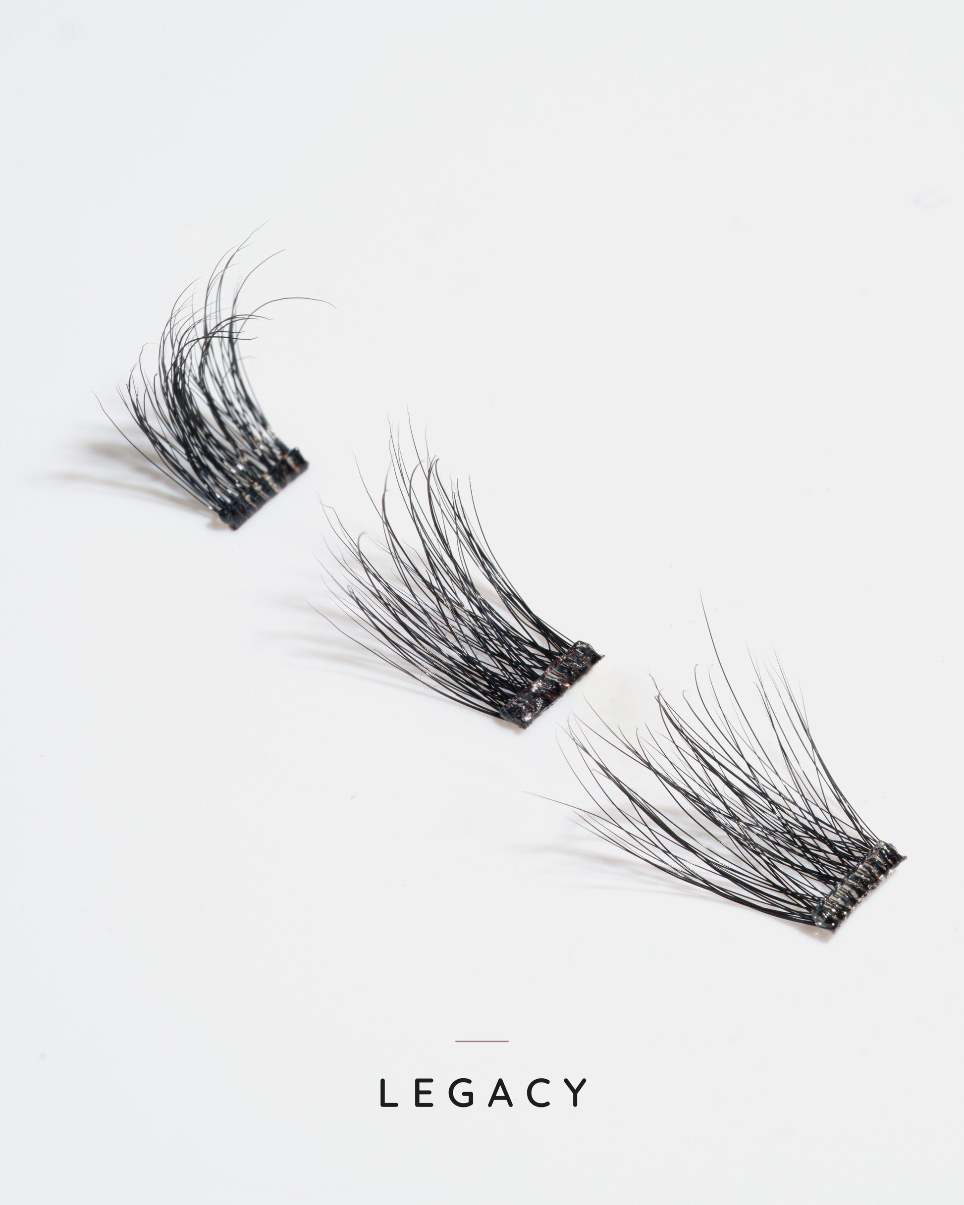 Legacy lash clusters, labelled